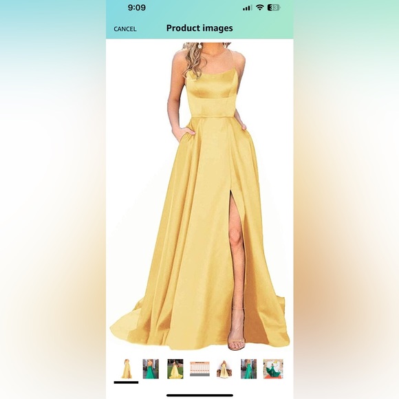 Yellow Formal Dress - Picture 1 of 1
